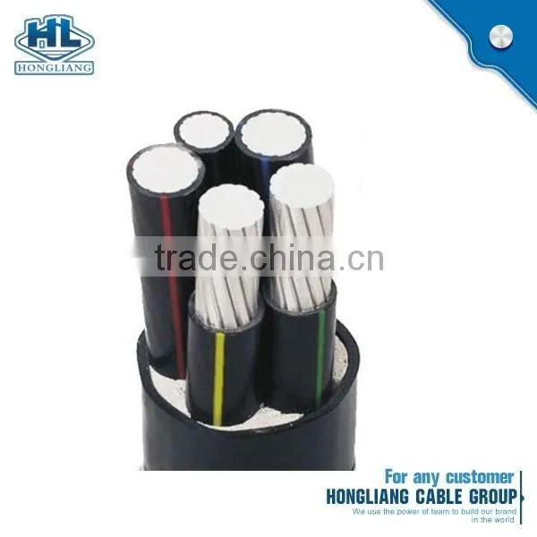 0.6/1KV pvc insulated LV Overhead cable ABC cable