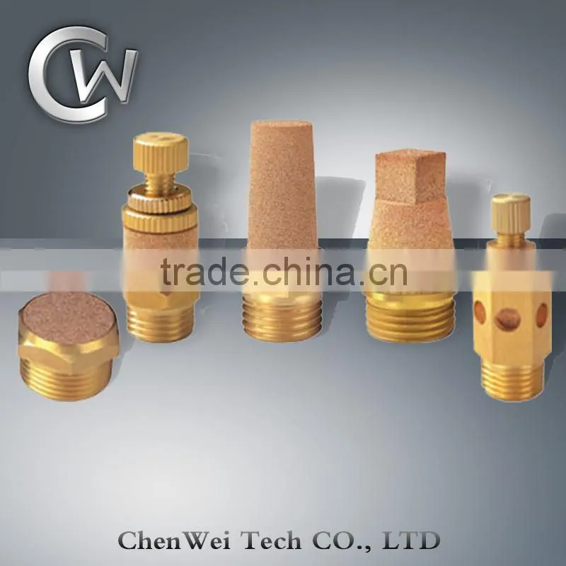 TSD Series Brass Pneumatic Muffler-Pneumatic silencer