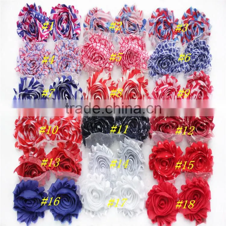 adjustable elastic headbands with bow -knitted bow headwraps -wholesale rabbit ear Christmas headband