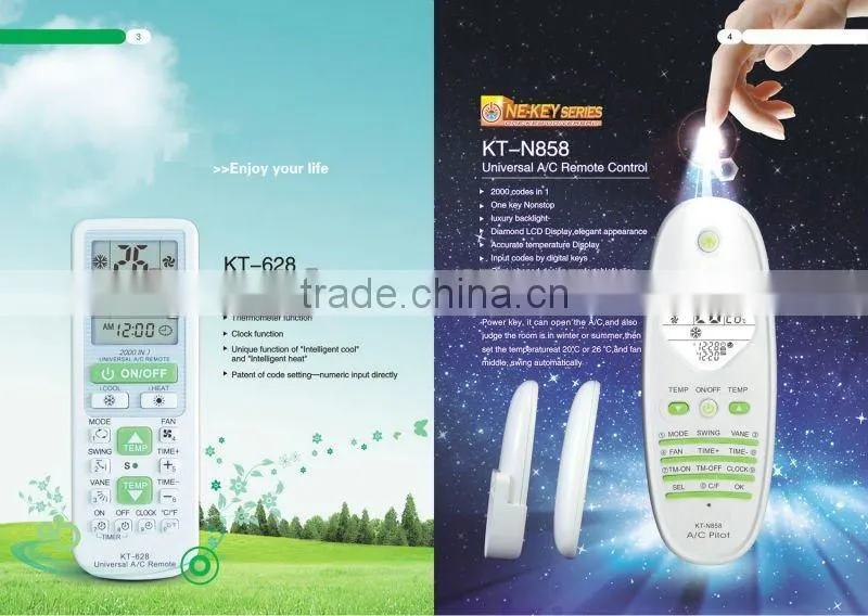 universal a/c remote control KT-N858