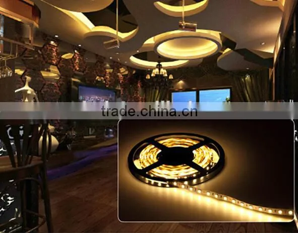 2016 hot 12v led light 3528 smd led 5M 600 soft flexible strip lighting led
