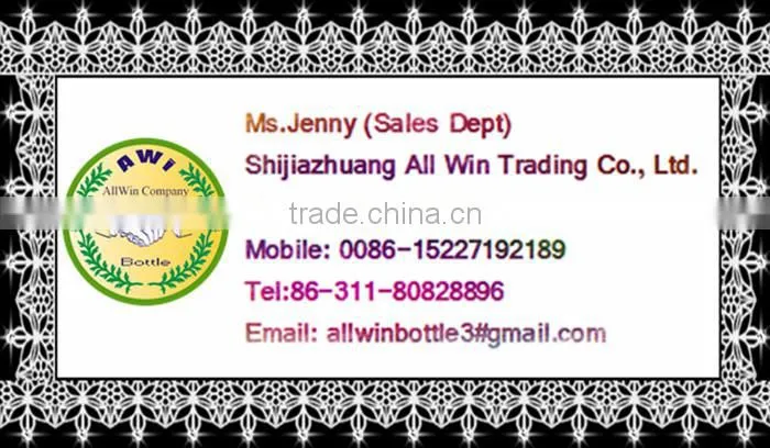China supplier All win bottles spray bottles airless spray bottle