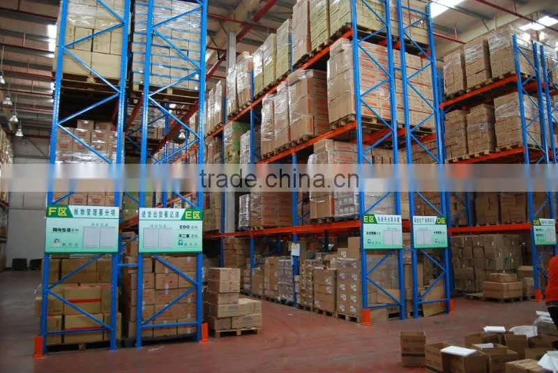 Good quality heavy duty double deep pallet racking