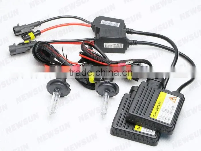 2014 New Arrival Hot Selling Top Quality 35W Slim XENON HID KIT H7 Slim Ballast HID xeon light bulb single beam lighting