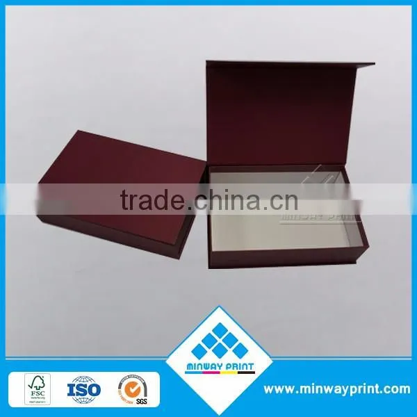 Popular custom book style magnetic paper gift box