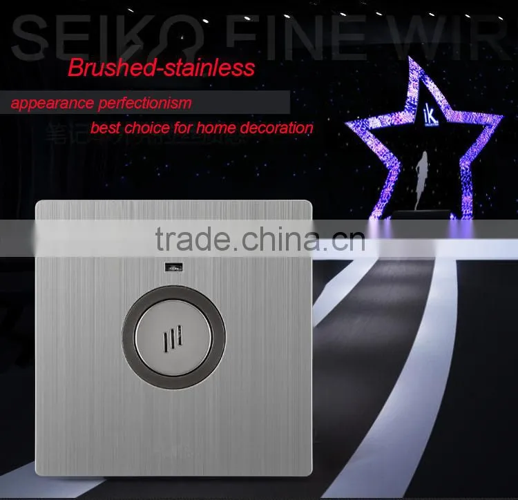 wall mount voice control switch with neon