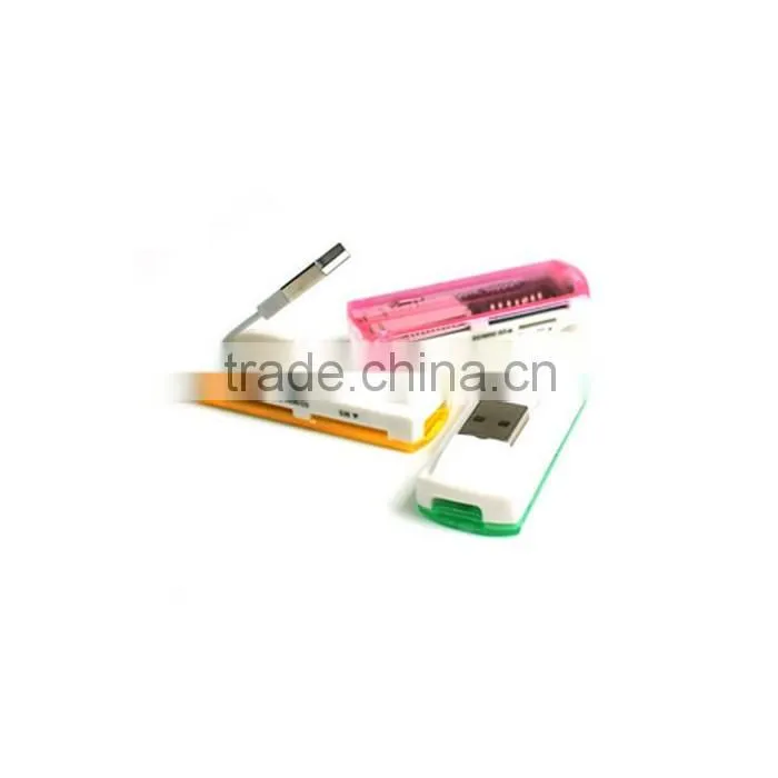 Hot sell spaceship shape wired card reader for micro memory card
