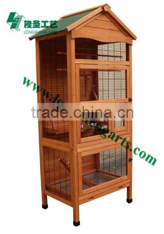 Wooden bird cage