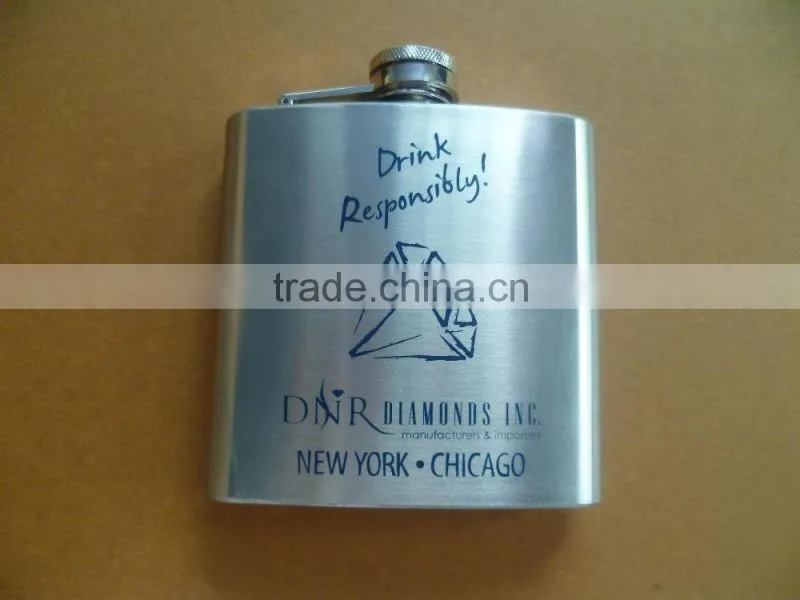 Professional Service New Design Stainless Steel Hip Flask With Cigarette Case
