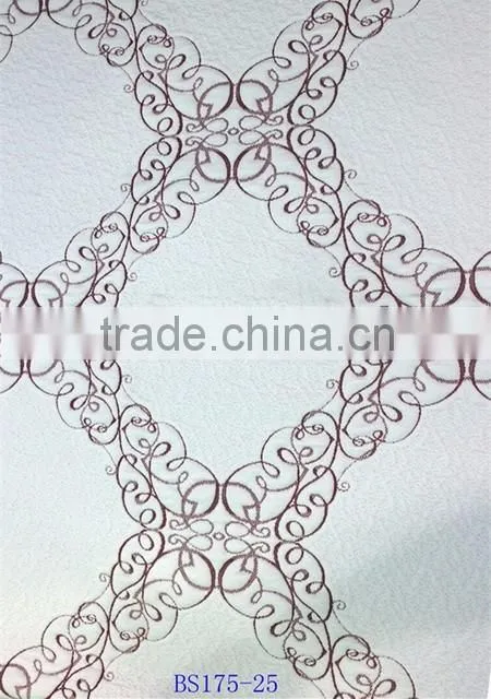 100% polyester knitted curtain fabric mattress fabric BS175-25
