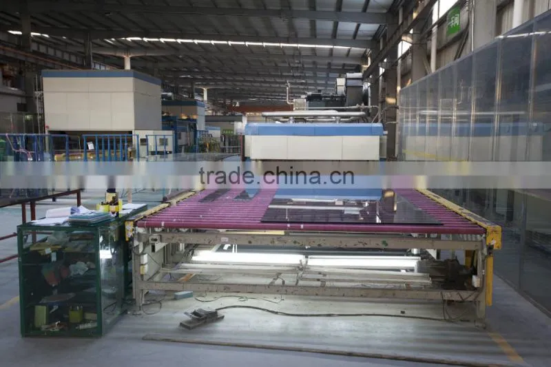 Hot plain tempered glass fireproof door