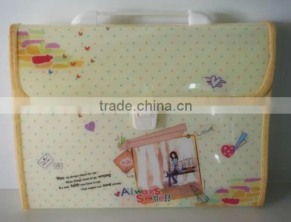 Cheap Newly 13 sheets hand-held pp organ bag with button