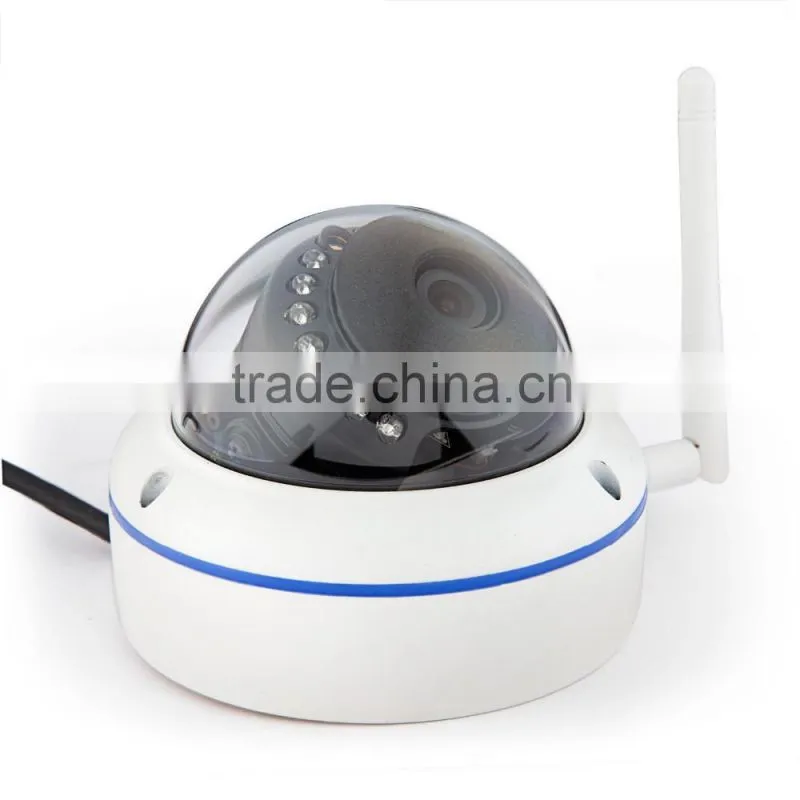 Plug n play IR Dome wifi ip camera 4 channel Wireless nvr kit
