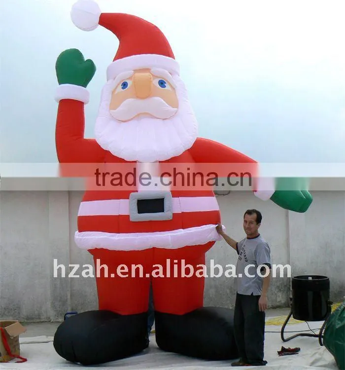 Cheap Christmas Inflatable Santa for Advertisement