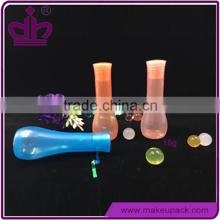 15ml plastic cosmetic sample sack bottle from shantou