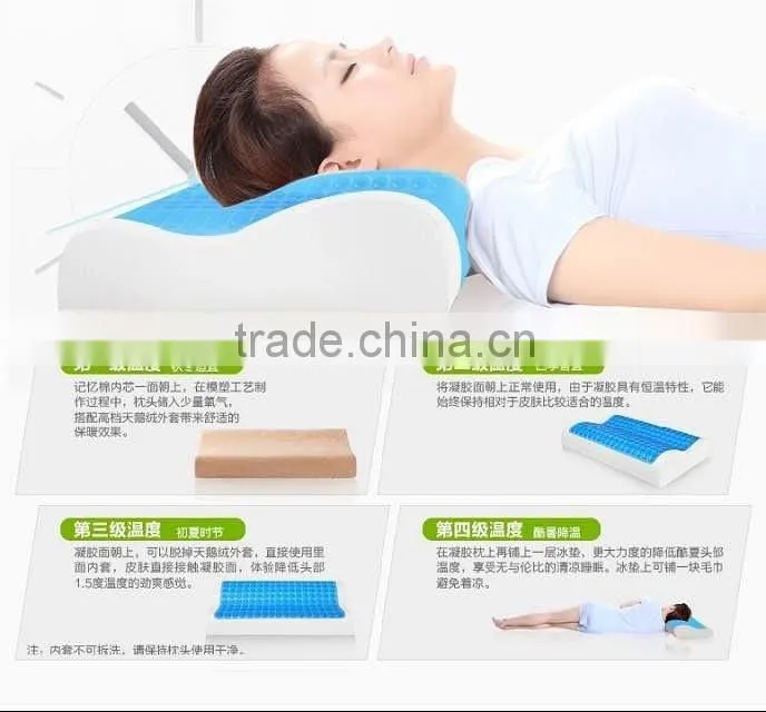 Memory Foam Gel Pillow Manufacture Cooling Silicone Gel