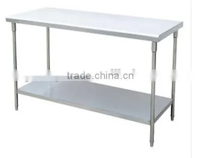 Stainless Steel Free-standing Commerical Kitchen Work Table With Under Shelf GR-414