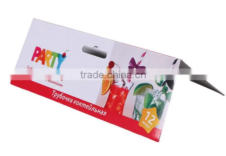 custom cardboard header card printing of paper header card packaging