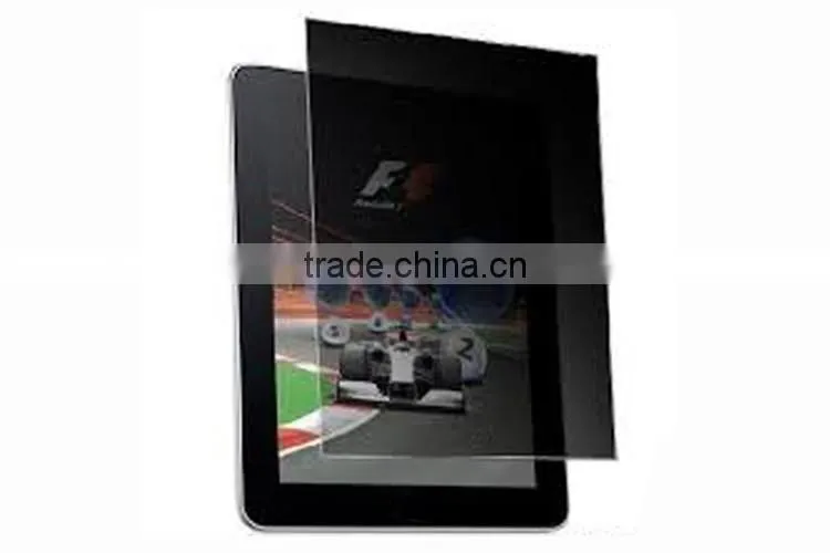 High Quality color tempered glass privacy screen protector for ipad 2/3/4