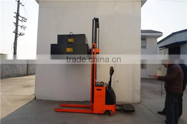 1Ton * 1600mm 24V210AH Battery Stacker