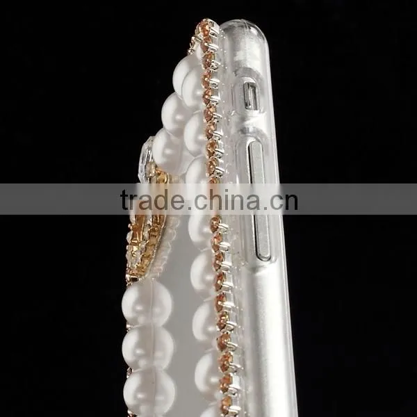 Wholesale custom rhinestone phone case for Apple iphone 6