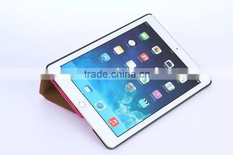 For Ipad 6 PU Leather Bling Case Universal Flip Leather Cases Factory Wholesale