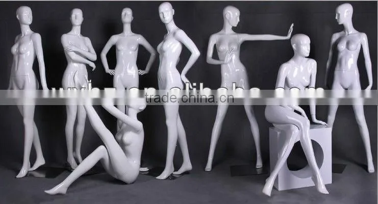 2014 fashion female mannequin plus size for diaplay mannequin with egg head hat mannequin HZ-833