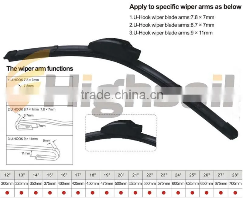 super china factory wiper blade