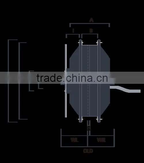 24V/ 36V 250w bafang motor hub motorSWXK6 ( FM. G11.250D)