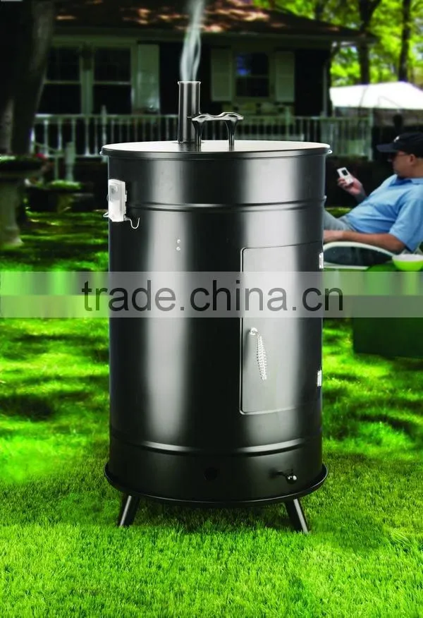 Good enamelware bucket chimney bbq smoker