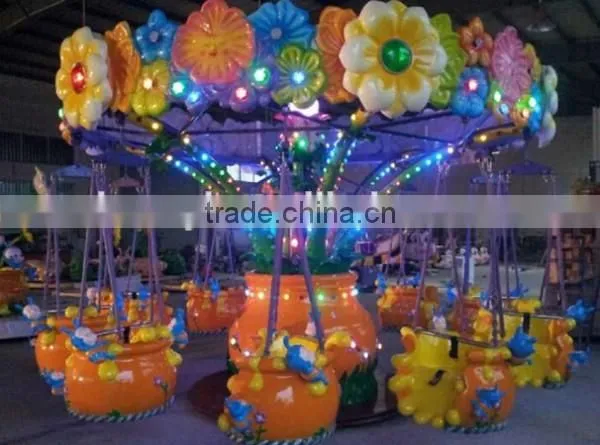 Indoor children amusement equipment candy flying chair amusement games swing chair