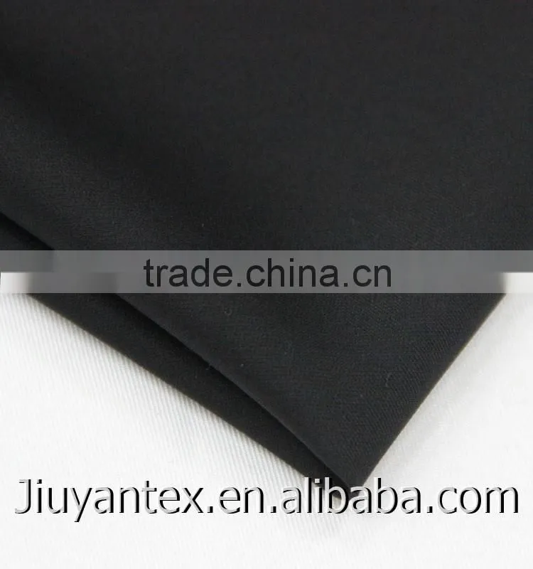 2016 China wholesale for Indian market man tr plain weave shiny suiting uniform textile pants fabric