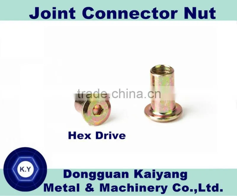 M6 M8 M10 Hex Socket Head Joint Connector Nut