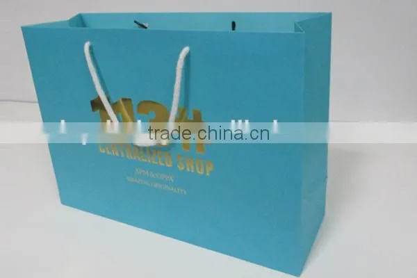 Custom standard shopping paper bag printing/ tote bag print/ packing bag printing wholesale