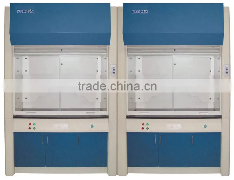 FH1200/1500/1800 Chemical Resistant Laboratory Steel Fume Hood with Fume Scrubber, 59'' Width x Depth 31.5' 'x Height 92.5''