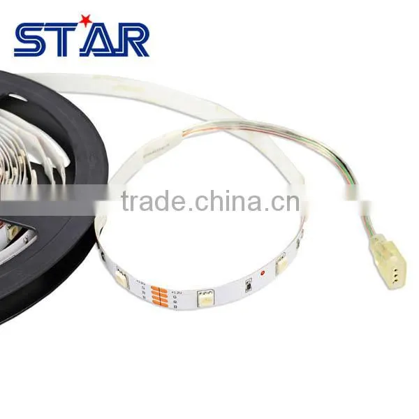 RGB Flexible LED Tape Light SMD5050 12V 60led/m 14.4w/m IP20 for indoor decotation