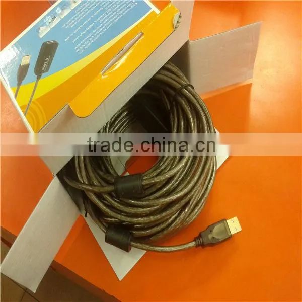 High speed usb extender cable male to female,10m active usb 2.0 PC ,10m usb cable