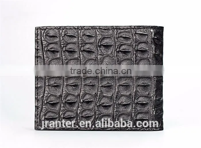 Customize Crocodile skin Men Wallet With Card Slot Driving Licence Holder Genuine Leather Wallet Manufacturer