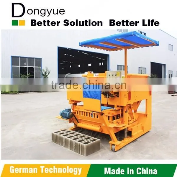 Saudi Arabic market QTM6-25 movable concrete block making machine with new design