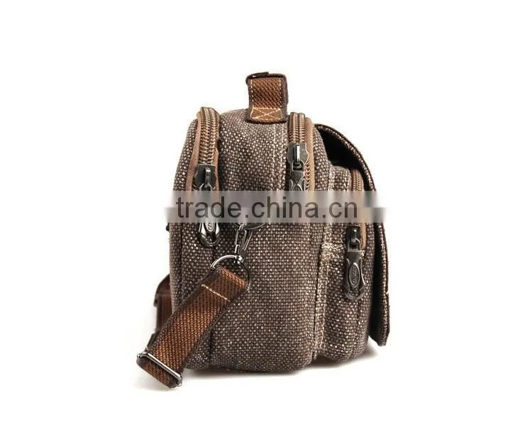Old Fashion Canvas Waist Bag Fanny Pack Small Messenger Bag Waist Belt Bag Waist Pack Running Waist Bag