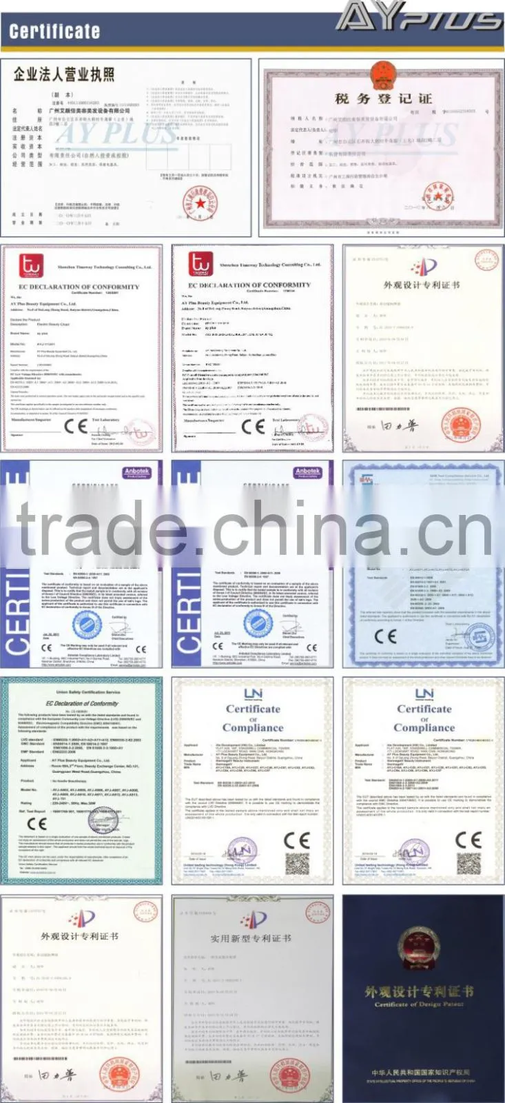 AYJ-C19(CE) Dot matrix portable thermal rf beauty equipment fractionel
