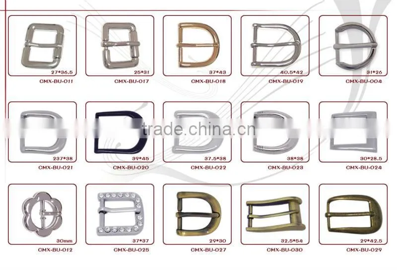 UK custom high quality shiny silver adjustable pin buckle