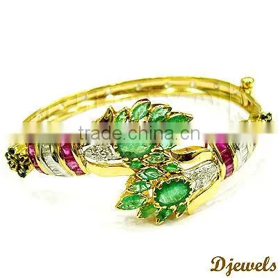 Ruby Diamond Bracelets, Ruby Bracelets, Diamond Jewellery