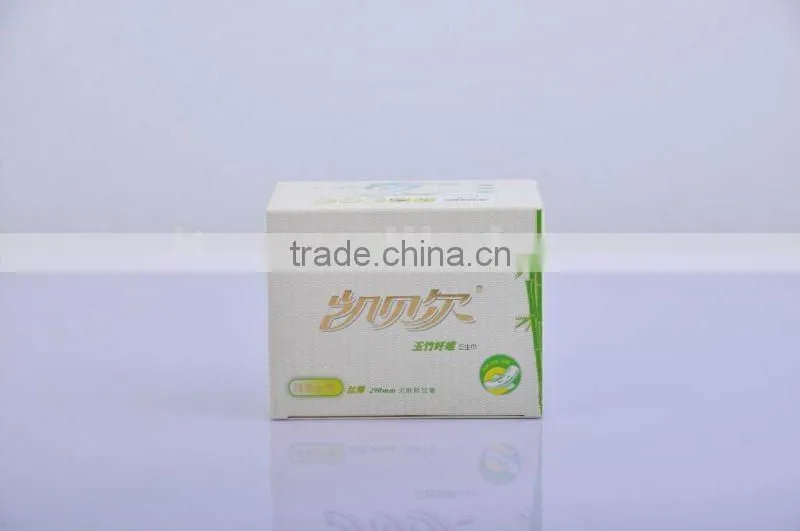 100 % Natural Biodegradable Corn and Bamboo Fiber Sanitary Napkin