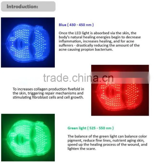 7 color led light therapy face mask beauty aduro 7 1 led facial mask