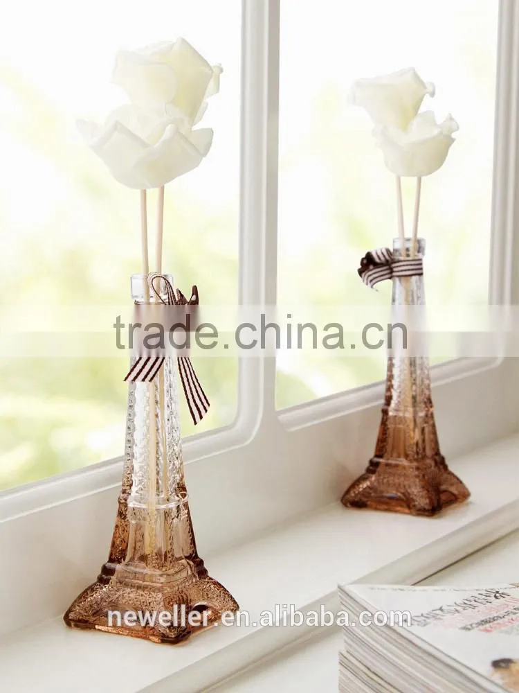 Wholesale market colorful ceramic rose scented air freshener for birthday
