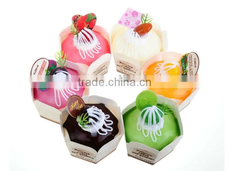 Fake ice cream cake carft for fridge magnet display from China factory/Simulation cake props for artificial food promotion sales