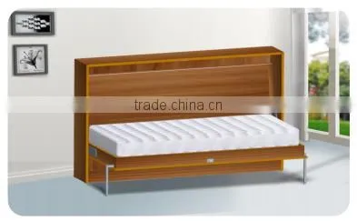 Furniture Space-saving Folding Wooden Murphy Wall Bed mechanism