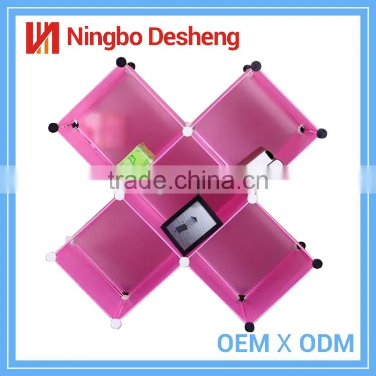 Magic diy wardrobe Interlocking foldable storage cube