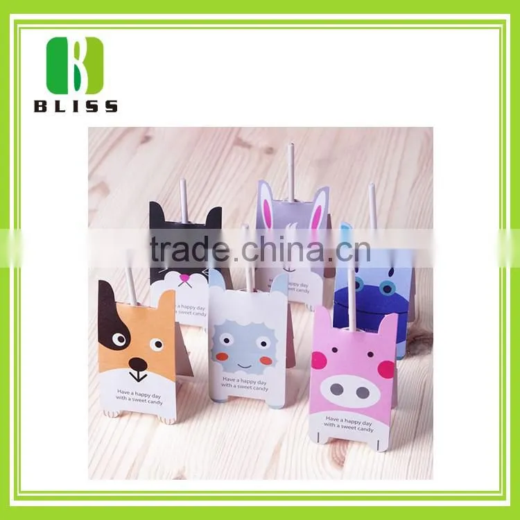 Factory handmade sale various customized colorful print candy design thanksgiving day greeting card